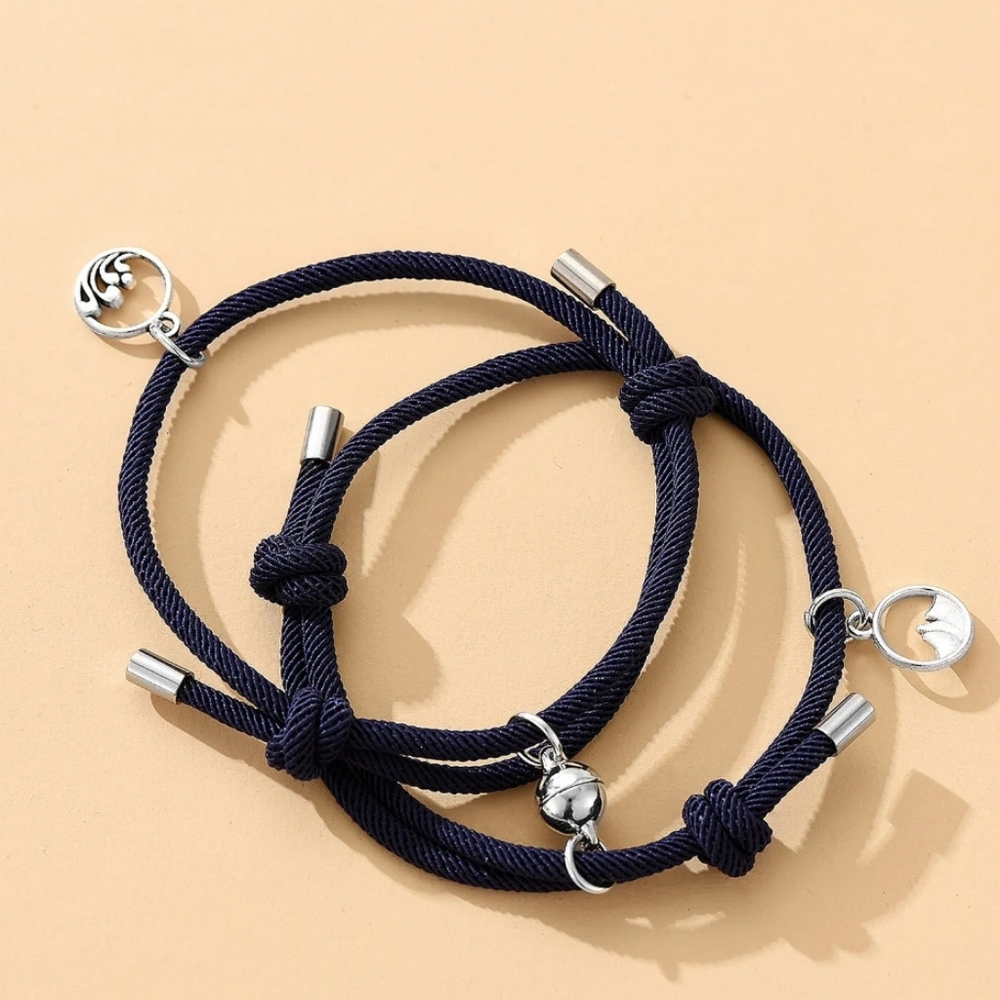 His and her magnetic bracelets